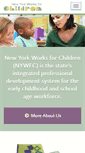 Mobile Screenshot of nyworksforchildren.org